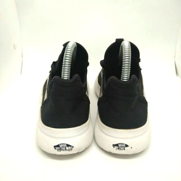 Vans Ultracush Lite Athletic Sneakers Youth Size 5 Black Grey White Vans Kids Sn - Picture 4 of 8